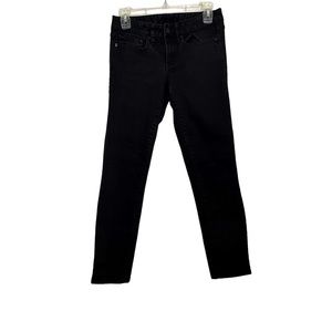 Tory Burch black super skinny jeans 25 *altered*